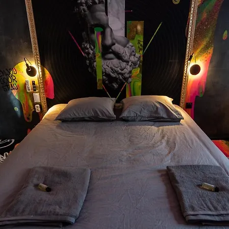 Apartamento Capsule Art Déco - Jacuzzi - Netflix - Cinéma - Arcade De Jeux&nintendo Switch - 2 - Filet Suspendu Valenciennes